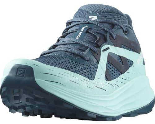 Salomon Ultra Flow Gore Tex Damen Trail-Laufschuhe, Outdoor-bereit, Dämpfung von der Straße bis auf die Trails, Gemischtes Gelände, Deep Dive, 44