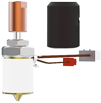 Original 300 ℃ 60 W Sprite Extruder Pro CHC Hotend Keramik-Heizset Hochtemperatur für Upgrade Creality Ender 3 S1, Ender3 S1 Pro Plus, CR10 Smart Pro, Sermoon V1 3D-Drucker (Keramik)