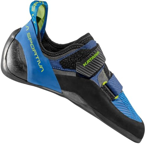 LA SPORTIVA Scarpette Arrampicata Katana, Electric Blue-Lime Punch, EU 42