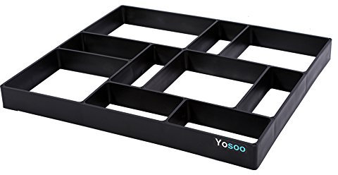 Kuuleyn Betonmodell, Zementmodell und Formen, DIY-Kunststoff-Gartenpflastermodell, Straßenpflaster, Zementbeton, Steilziegel, Steinstraßenmodell