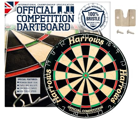 Harrows Official Competition Bristle Dartscheibe