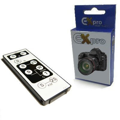 Ex-Pro® Canon White Remote switch shutter release wireless (Infrared) for Canon DSLR Cameras 350D, 400D, 450D, 500D, 550D