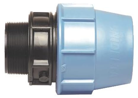 SOMATHERM FOR YOU - Gerade Verschraubung mit Außengewinde Kunststoff für PE-Rohr D32 - M26/34 - Außengewinde