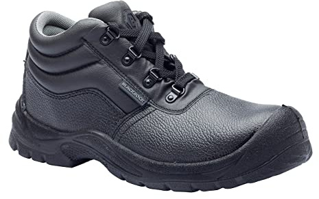 Blackrock Water Resistant Chukka Work Boots, Safety Boots, Safety Shoes, Steel Toe Cap, Mens Womens Ladies, Work Shoes, Gardening, Lightweight, Leather, Wide Fit, Non Slip, On Site - Size 10