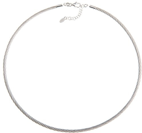 Fashion Omega Halsreif 3mm - Länge 40cm - echt 925 Silber