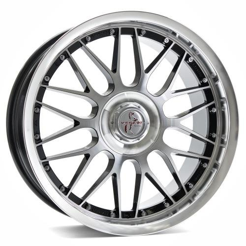KESKIN KT4 BLACK FRONT POLISH 9x16 ET25 4.00x100.00 Hub Hole 63.40 mm - Alu felgen