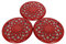 Trademark Innovations Untersetzer, 7,5, rot