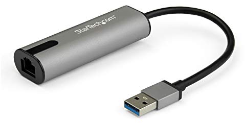 StarTech.com Adaptador de Red Ethernet USB - Adaptador de Red RJ45 LAN NIC NBASE-T USB 3.0 A de 2,5 Gigabit - para Portátil - Lenovo X1 Carbon, HP EliteBook/ ZBook (US2GA30)