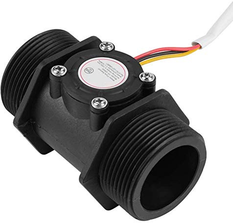 Turbinendurchflussmesser, DN40 G1,5 Elektronischer Durchflussmesser Wasserdurchflusssensor-Schalter, Hall-Sensor-Schalter-Zähler, für Warmwasserbereiter, Wasseraufbereitungssystem