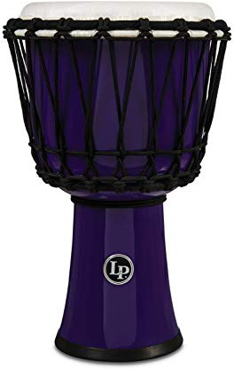 LP Latin Percussion Djembe World 7 Cuerda Afinada Círculo Morado LP1607PL