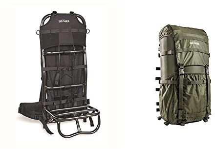 Tatonka,1130,Lastenkraxe, AA8Black, 78cm & Unisex – Erwachsene Packsack 2 Lastenkr Kraxe, Olive, 66 x 34 x 25 cm