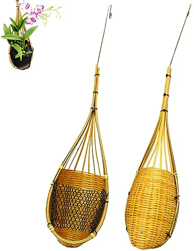 HoveeLuty Jardinière Suspendu orchidée avec Crochet métal