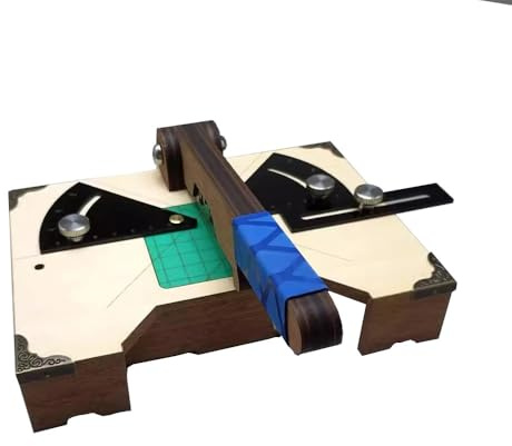 Taglierina Angolare Manuale Modellismo per Barche Kit di Strumenti per la Costruzione Scafo di Nave Striscia di Legno Taglio Ad Angolo Acuto Affettatrice Angolare per Ponte di Barche a Vela