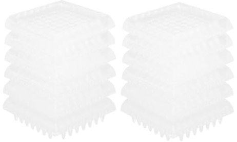 jojofuny 12St rutschfeste Unterlage Boden Stuhl Boden Stühle Würfeltasche für Telefon Fußpolster Schutzpolster für Möbel Kunststoff-Pads Tisch Bodenmatte Möbel Pad rutschfeste Matte Plastik