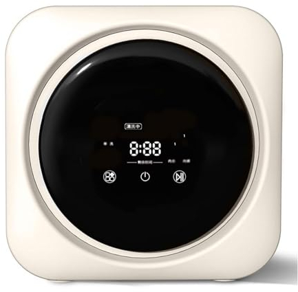 SMoonga Mini Lavadora Y Secadora 3.5L, Lavadora De Ropa Portátil Eléctrica De 170 W con Función De Secado, con Barril Interior De Acero Inoxidable, Bajo Ruido, para Apartamento, Hogar, Dormitorio