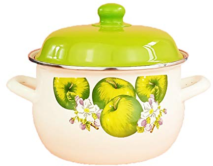 CVNIMV Cocottes Cocotte en Fonte avec Couvercle Mini Vaisselle Revêtement en Émail Dur, Marmite À Soupe avec Couvercle, Cuisinière À Gaz Cuisinière À Induction Général (Taille :