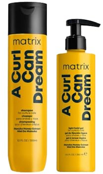 Matrix, Kit Shampoo + Gel, Per Capelli Ricci e/o Mossi, Azione Anticrespo, Definizione, A Curl Can Dream, 300 ml + 250 ml