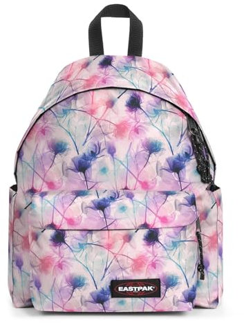 EASTPAK ZAINO DREAMFLOWER PINK ROSA DAY PAK'R 24 LITRI MULTICOLORE TASCA LATERALE PORTA BORRACCIA E TASCA SUL RETRO CON CERNIERA