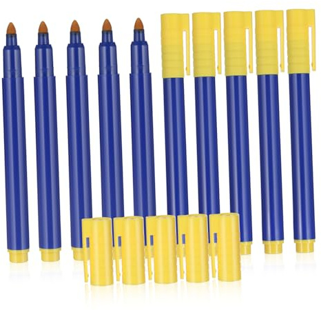 Baluue 10 Pcs Detector Pen for Banknote Verification Ergonomic Design with Smooth Water Based Ink for Handling
