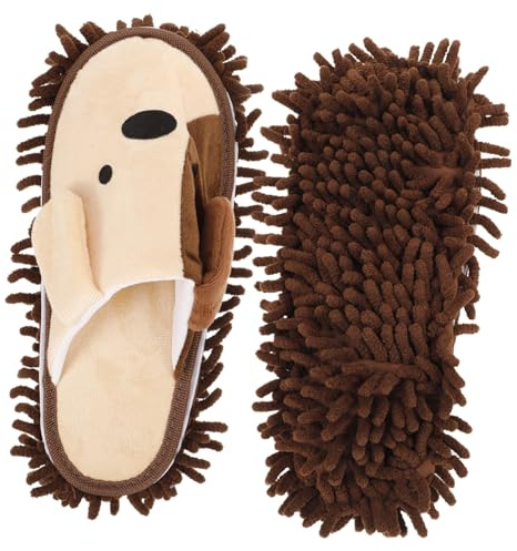 Outanaya Zapatillas De Trapear Coloridas Para Limpiar Pisos Pantuflas Reutilizables Flexibles y Lavables Hogar Para Barrer El Polvo Cocina