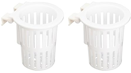 ZWTPGKRD Lot de 2 pots de fleurs hydroponiques pour aquariums de 10/15/20 mm d'épaisseur