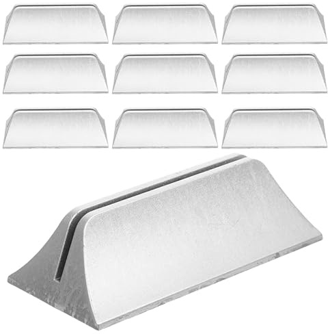 WRITWAA 10 StüCk Kunststoff Tisch Trennwand Klemmen Verstellbare Schreibtisch Sichtschutz Halterung Stabile Glas Schutzschild Befestigung FüR BüRo Raumteiler