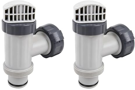 2 pcs soupapes à Piston de Piscine de Rechange avec Joints et écrous