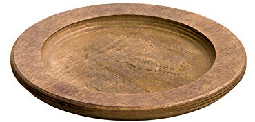 Protector mesa Redondo- Madera nogal 24,3cm