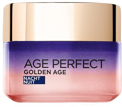 L'Oréal Paris Age Perfect Golden Age Rik Revitaliserande vård - Mogen hud - 50 ml - Nattkräm