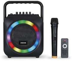 FONESTAR BOX-35LED Altavoz Bluetooth con Karaoke 35W Negro