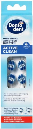 DONTODENT Aufsteckbürsten Active Clean, 1 x 4 St