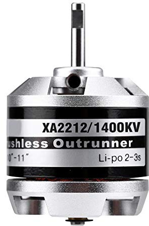 Bürstenloser Motor, RC Drohnen Motor mit wählbarer 820/980/1400 KV Einstellung, für Modellflieger, Quadrocopter und Multi-Rotor Anwendungen, 2-3S kompatibel