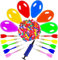 OOTSR Dart Balloon Set 500 Globos y 10 Dardos de plástico Bomba Plus - Globos de Agua de dardo de Latex Paquete para el Carnaval Pop Party al Aire Libre