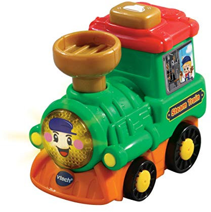VTech Toot-Toot Drivers Steam Train | Interactive Toddlers Toy for Pretend Play with Lights and Sounds | Suitable for Boys & Girls 12 Months, 2, 3, 4 + Years, English Version