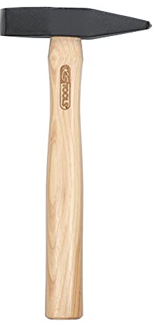 KS Tools 140.2177 - Marteau à piquer les soudures tête 500G - Panne Verticale - Manche Bois