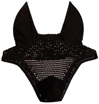 Kentucky Horsewear - Bonnet Wellington Velvet Pearls - Noir - pour Cheval