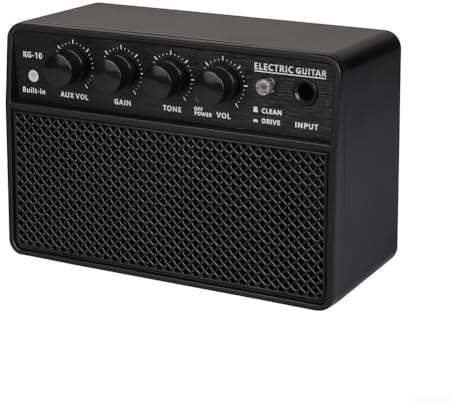Haut-parleur d'ampli de guitare portable pour guitare électrique acoustique, pièces de guitare noire, moniteur personnel, amplificateur de batterie électrique