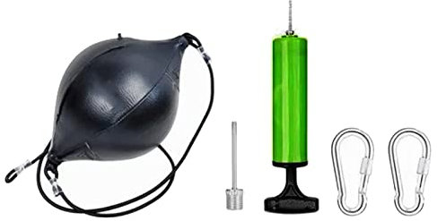 Doppelendiger Schlagball Zum Aufhängen, MMA-Schlagball aus PU-Leder mit Verstärktem Elastischem Seil Zuhause