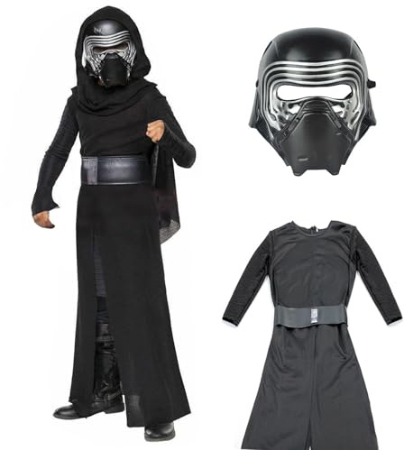 Yearsahrk Kylo Ren Costume con maschera Black Series per bambini Force Alien Awakens Carnevale Halloween Costume cosplay accessori di scena