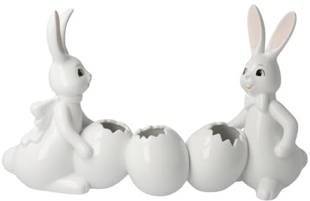 Goebel Hasenfigur Hase mit Vase Spring Feelings - Snow White Ostern