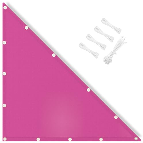 IOAOI Toldo Vela de Sombra Impermeable, Toldo Triangular Recto de 2.5x4.5x5.15M, Bloqueo UV del 95% con Cuerda Gratuita, Toldo Parasol para Exteriores, Jardín, Patio, Jardín, Césped, Pérgola