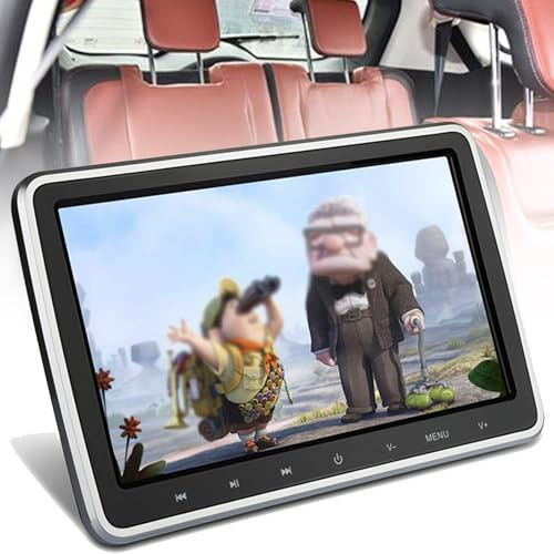 10,1-Zoll-Auto-Fondmonitor, Herausnehmbarer DVD-Videoplayer, USB/SD/HDMI/AV/AUX-Eingang, Mehrere Sprachen Umschaltbar, Einfache Installation Für Reise-Entertainment In Der Zweiten Reihe