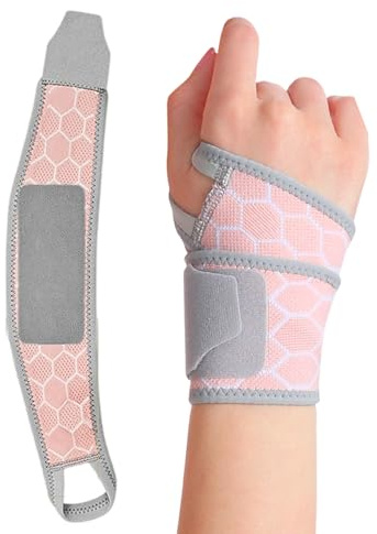 Soiftra Handgelenk Bandage bei Karpaltunnelsyndrom, Verstellbare und Atmungsaktive Stütze für Damen und Herren, Hilfe bei Arthritis, Sehnenentzündung, Verstauchungen, Rosa