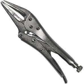 Alkan Langbeck Gripzange 160 mm Schweißer Feststellzange | Langbeck-Gripzange/Feststellzange, vergütete Ausführung, 160 mm, für Schweißen, Halten & Montage
