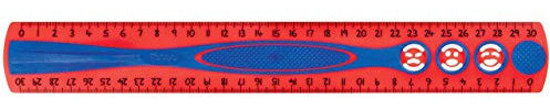 Maped 278610, Righello per bambini, In plastica antiscivolo, 30 cm, Colori assortiti