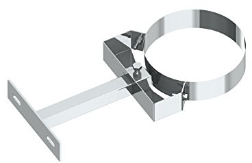 Wandabstandshalter verstellbar 150-250mm für doppelwandige Schornsteine DW mit 180mm Außendurchmesser, aus Edelstahl