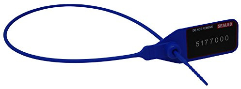 Precinto Seguridad Plástico tipo Brida Ajustable de Tira Cilíndrica Lisa Ø 2.3 x 320 mm Largo Útil (Caja de 1.000 Unidades) Azules