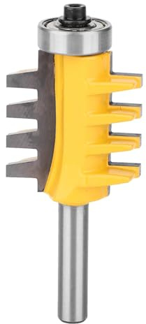 Fafeicy Fraise à rainurer 8mm, Carbure pour défonceuse | Outil de rainurage pour menuiserie, Anti-rebond pour assemblages, Coupe précise dans bois et aggloméré
