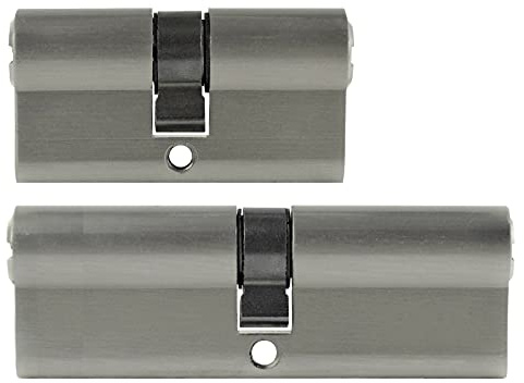 2er gleichschließend 1x Profilzylinder 30/30 mm + 1x Profilzylinder 45/45 mm +5 Schlüssel (mit Not- und Gefahrenfunktion)