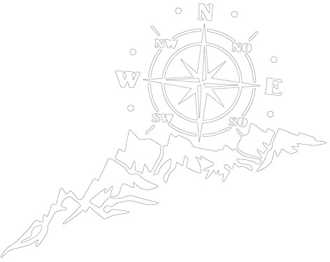 LICHENGTAI Autoaufkleber Kompass Grafikaufkleber Offroad Windrose Sticker Folie für Auto Motorrad Wohnwagen Wohnmobil Anhänger Aufkleber Selbstklebend Kfz Zubehör